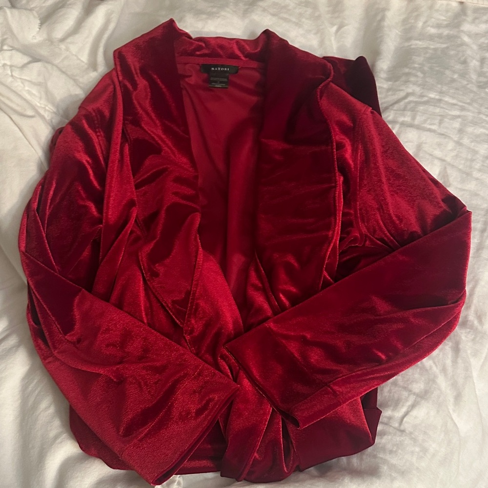 Natori velvet Robe - Picture 2 of 4